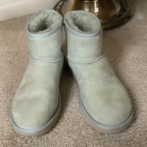 UGG Light sea form green/Blue Suede Boots
